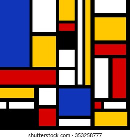 Abstract geometric colorful vector pattern for continuous replicate vector