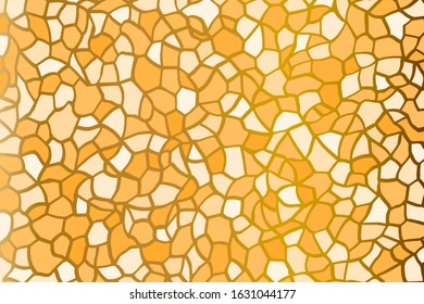 Abstract geometric colorful vector  stained-glass mosaic background. Multicolored сeramic tile texture. Granite brown camouflage. Design for poster, banner, card.