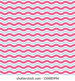 Abstract geometric colorful wave seamless pattern background. Great for web page background. 