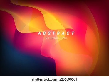 Abstract geometric colorful wavy pattern illustration design background vector