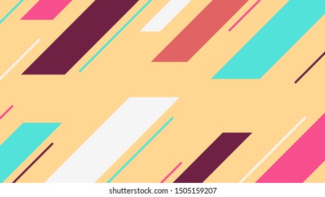Abstract geometric colorfull shapes, suitable for background, desktop wallpaper and etc.