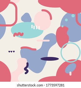 abstract geometric colorfulle pattern composition