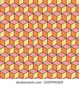 abstract geometric coloring hexagon pattern perfect for background, wallpaper