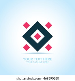 Abstract geometric community logo, design concept, emblem, logotype element for template.