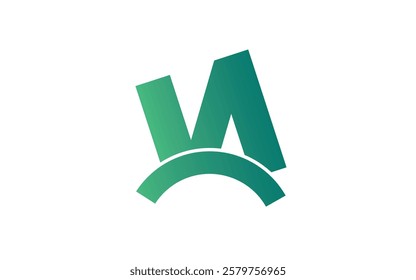 Abstract geometric company logo N letter