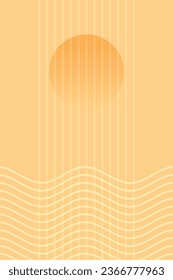 Abstract geometric composition for background, wall art or design.