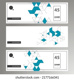 Composición geométrica abstracta con triángulos decorativos. Diseño empresarial de vectores. Ilustración moderna del arte tecnológico