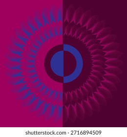 Uma composição geométrica abstrata - Harmonia Dupla