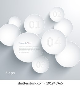 Abstract geometric composition. Eps vector template.