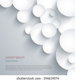 Abstract geometric composition. Eps vector template.