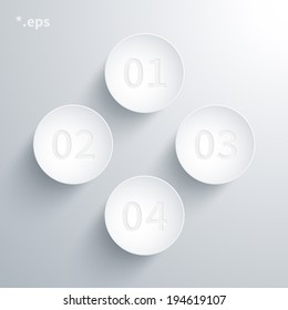 Abstract geometric composition. Eps vector template.