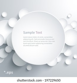 Abstract geometric composition. Eps vector template. 