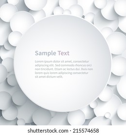 Abstract geometric composition. Eps vector template.