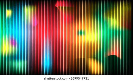 Composición geométrica Abstractas con bloques de colores vibrantes y líneas limpias aptas para proyectos de diseño moderno
