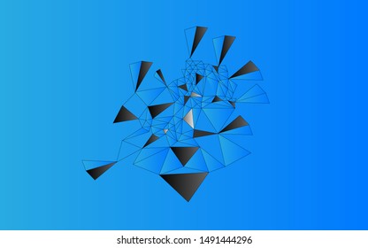 Abstract geometric connect lines and dots,  network lines connection  background