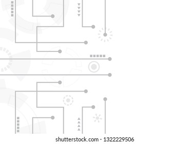 Abstract geometric connect lines and dots.Simple technology graphic background.Illustration Vector design Network and Connection concept.