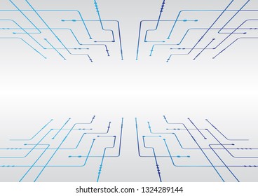 Abstract geometric connect lines and dots.Simple technology graphic background.Illustration Vector design Network and Connection concept.