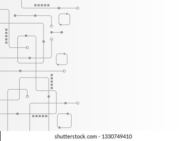 Abstract geometric connect lines and dots.Simple technology graphic background.Illustration Vector design Network and Connection concept.