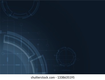 Abstract geometric connect lines and dots.Simple technology graphic background.Illustration Vector design Network and Connection concept.