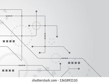 Abstract geometric connect lines and dots.Simple technology graphic background.Illustration Vector design Network and Connection concept.