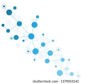 Abstract geometric connect lines and dots.Simple technology graphic background.Illustration Vector design Network and Connection concept.
