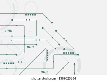 Abstract geometric connect lines and dots.Simple technology graphic background.Illustration Vector design Network and Connection concept.