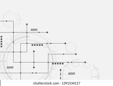 Abstract geometric connect lines and dots.Simple technology graphic background.Illustration Vector design Network and Connection concept.