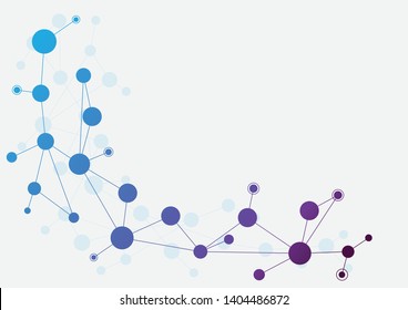 Abstract geometric connect lines and dots.Simple technology graphic background.Illustration Vector design Network and Connection concept.