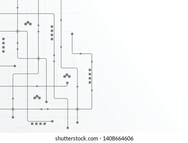 Abstract geometric connect lines and dots.Simple technology graphic background.Illustration Vector design Network and Connection concept.