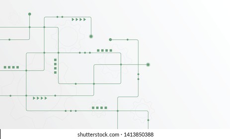 Abstract geometric connect lines and dots.Simple technology graphic background.Illustration Vector design Network and Connection concept.