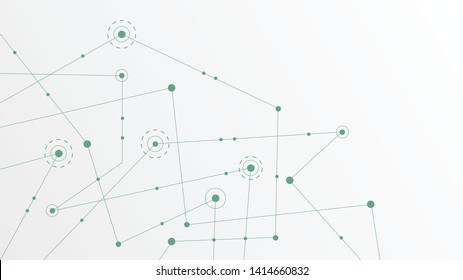 Abstract geometric connect lines and dots.Simple technology graphic background.Illustration Vector design Network and Connection concept.