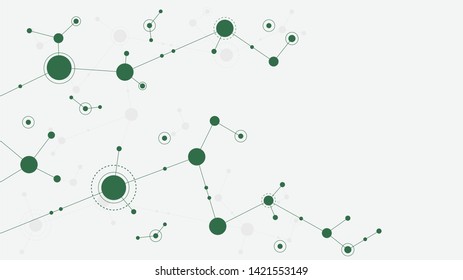 Abstract geometric connect lines and dots.Simple technology graphic background.Illustration Vector design Network and Connection concept.