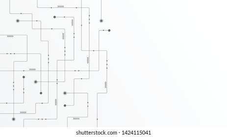 Abstract geometric connect lines and dots.Simple technology graphic background.Illustration Vector design Network and Connection concept.
