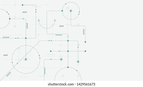 Abstract geometric connect lines and dots.Simple technology graphic background.Illustration Vector design Network and Connection concept.