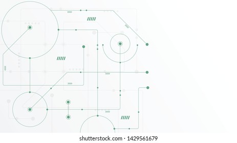Abstract geometric connect lines and dots.Simple technology graphic background.Illustration Vector design Network and Connection concept.