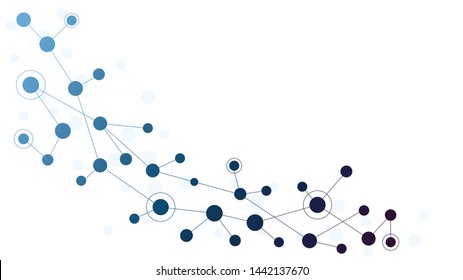 Abstract geometric connect lines and dots.Simple technology graphic background.Illustration Vector design Network and Connection concept.