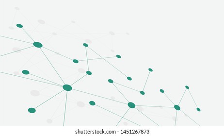 Abstract geometric connect lines and dots.Simple technology graphic background.Illustration Vector design Network and Connection concept.
