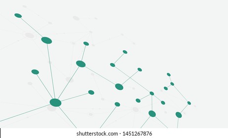 Abstract geometric connect lines and dots.Simple technology graphic background.Illustration Vector design Network and Connection concept.