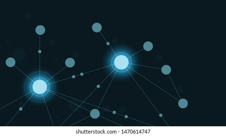 Abstract geometric connect lines and dots.Simple technology graphic background.Illustration Vector design Network and Connection concept.