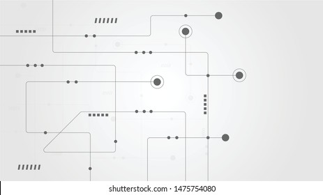 Abstract geometric connect lines and dots.Simple technology graphic background.Illustration Vector design Network and Connection concept.