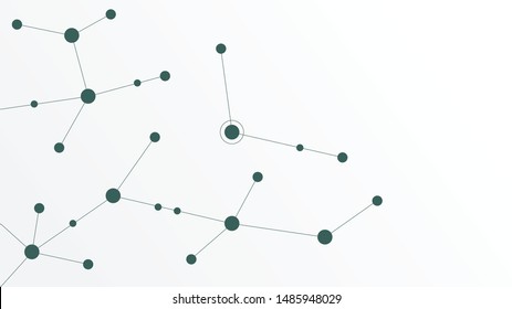 Abstract geometric connect lines and dots.Simple technology graphic background.Illustration Vector design Network and Connection concept.
