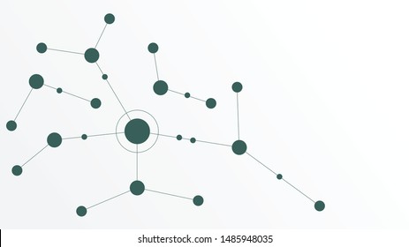 Abstract geometric connect lines and dots.Simple technology graphic background.Illustration Vector design Network and Connection concept.