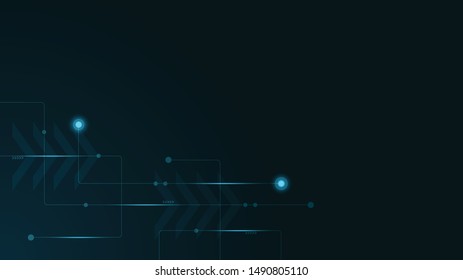 Abstract geometric connect lines and dots.Simple technology graphic background.Illustration Vector design Network and Connection concept.