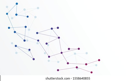 Abstract geometric connect lines and dots.Simple technology graphic background.Illustration Vector design Network  concept.