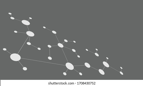 Abstract geometric connect lines and dots.Simple technology graphic background.Illustration Vector design Network and Connection concept.