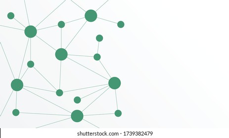 Abstract geometric connect lines and dots.Simple technology graphic background.Illustration Vector design Network and Connection concept.