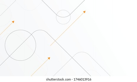 Abstract geometric connect lines and dots.Simple technology graphic background.Illustration Vector design Network and Connection concept.