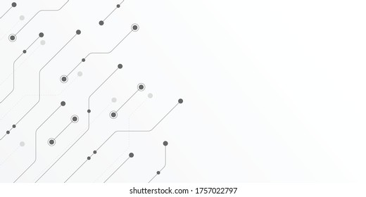 Abstract geometric connect lines and dots.Simple technology graphic background.Illustration Vector design Network and Connection concept.