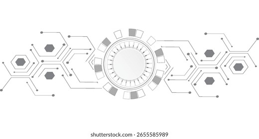 Abstrato geométrico conectar linhas e pontos.Tecnologia simples fundo gráfico.Ilustração Vetor design Rede e Conexão conceito.