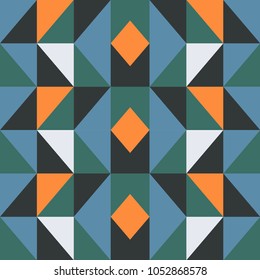 Abstract of geometric with cool colors background, vector